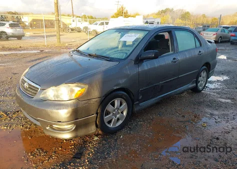 2007 Toyota Corolla S из США, поврежденный, VIN 2T1BR30E27C744937